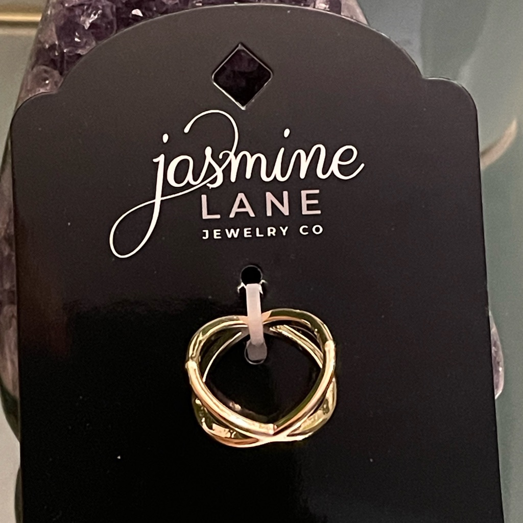 Jasmine Gold Heart Size 7 Ring